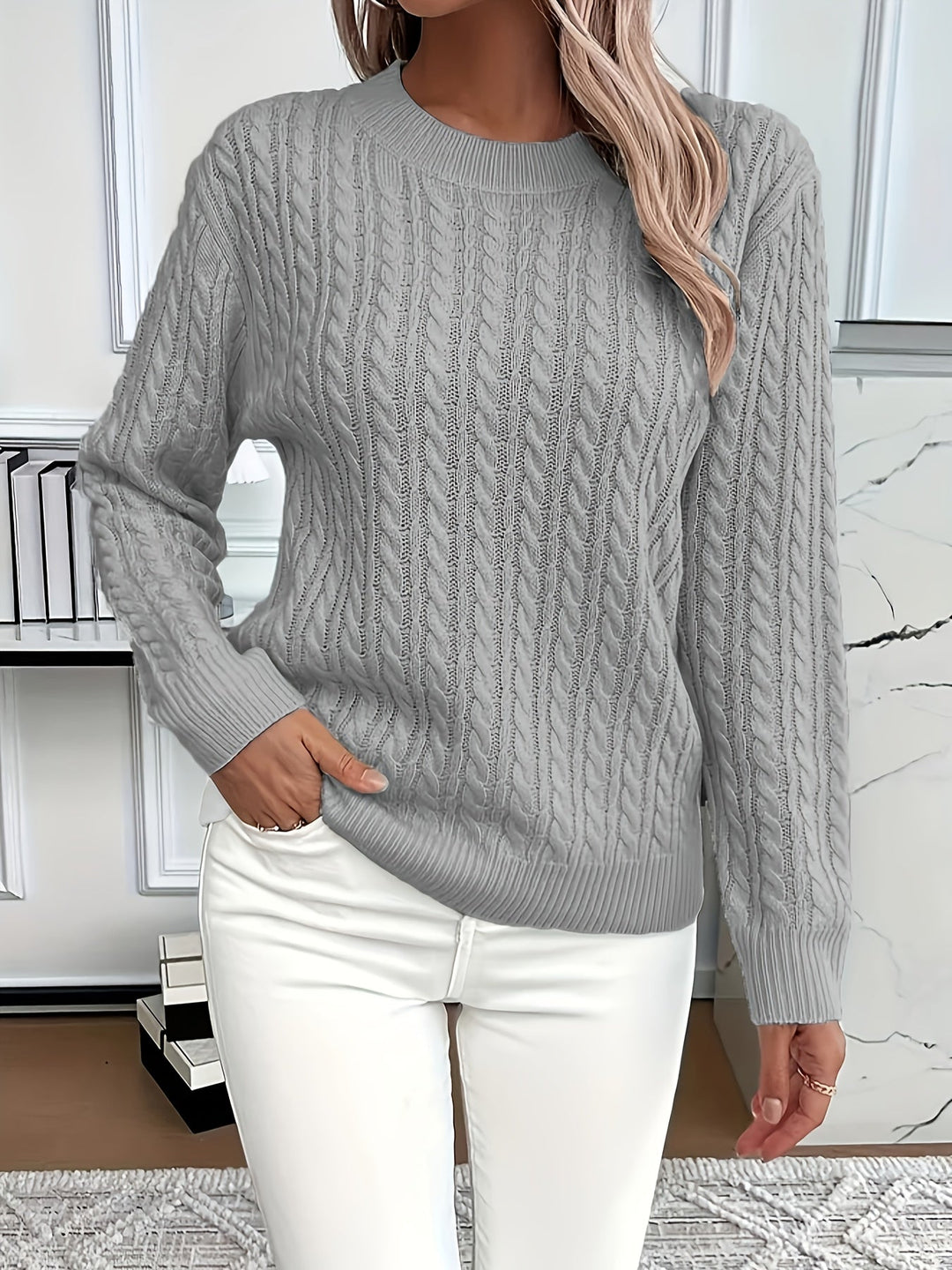 Florence - Cable Knit Sweater