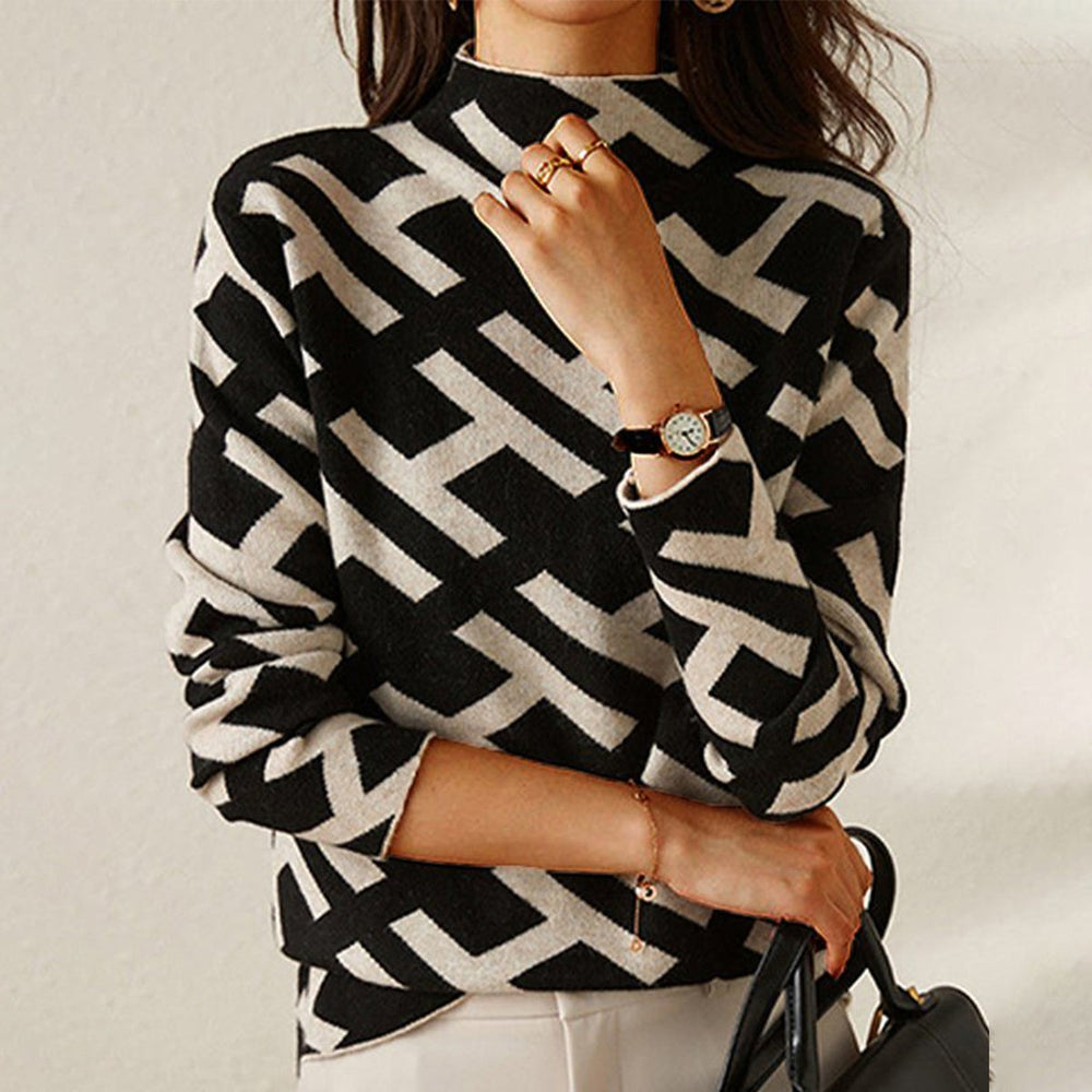 Jessy - Elegant Roll Neck Jumper