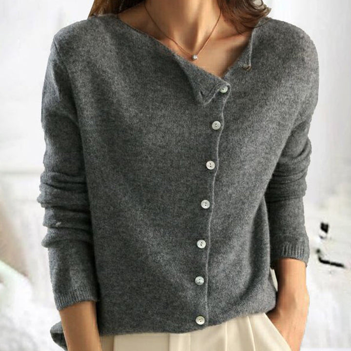Kyra - Elegant Button Knit Cardigan