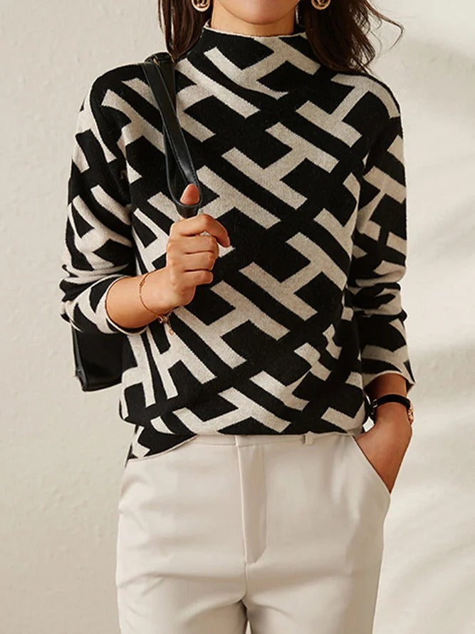 Jessy - Elegant Roll Neck Jumper