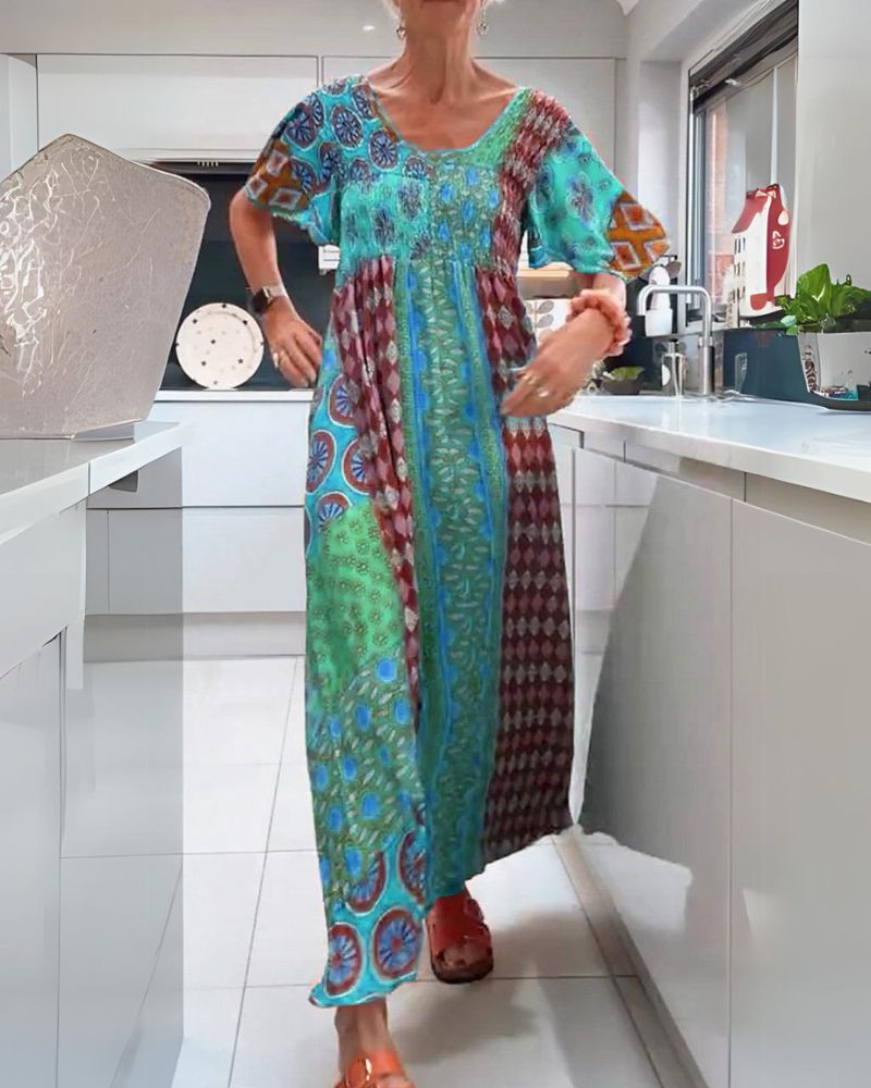 Melania | Colorful Bohemian Dress