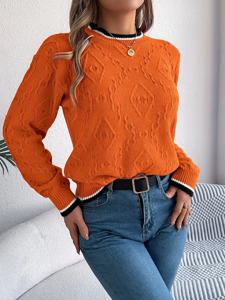 Verity - Elegant Striped Sweater
