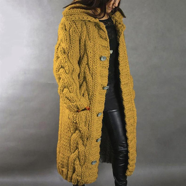 Karina™ | Elegant Cosy Cable-Knit Coat