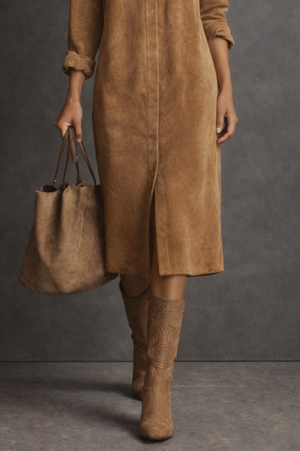 Sophie | Long-sleeve Shirt Dres
