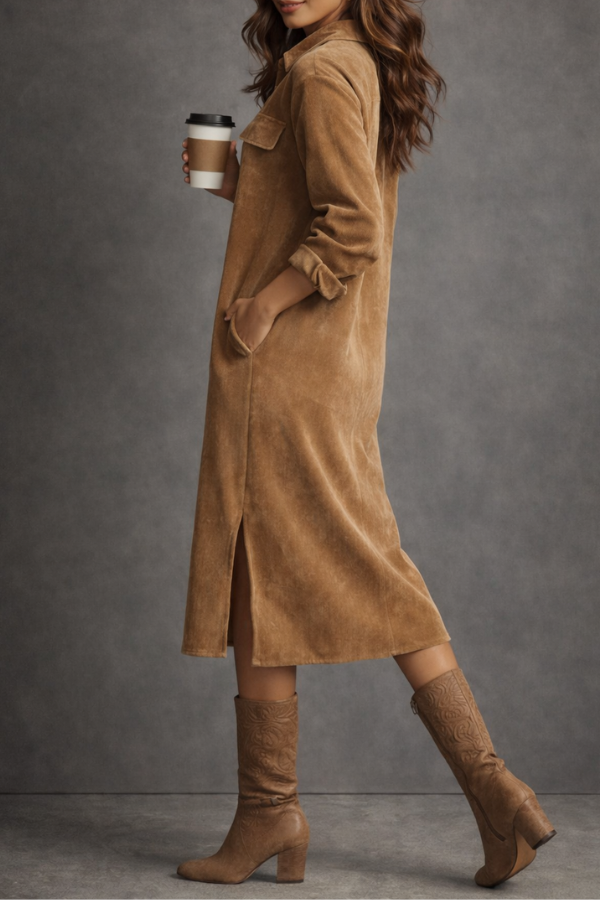 Sophie | Long-sleeve Shirt Dres