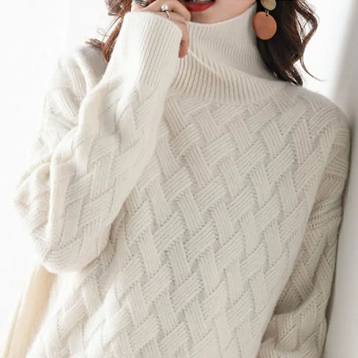 Cherry - Autumn Roll Neck Jumper