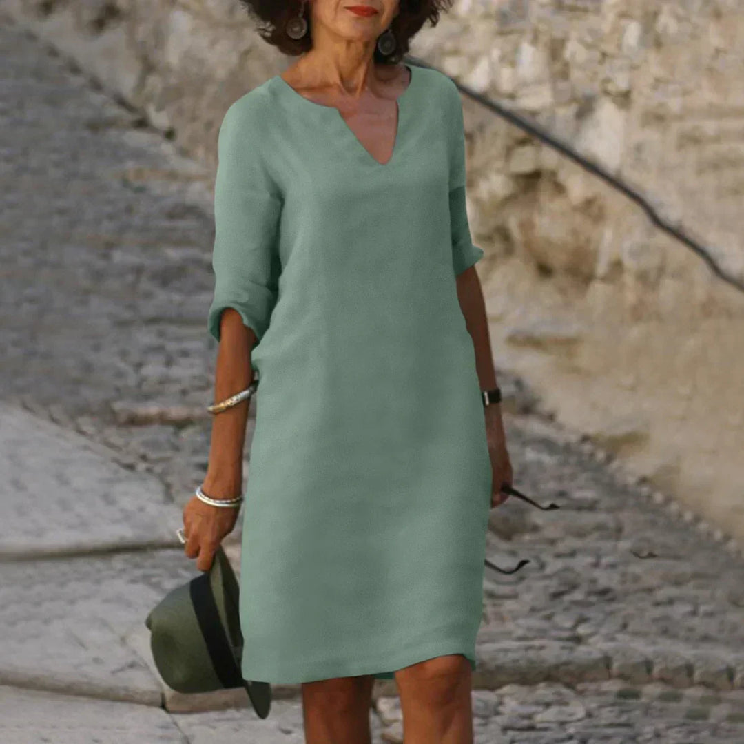 Alessia | Comfortable Linen Dress