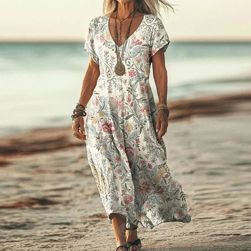 Claudia | Floral Midi Dress