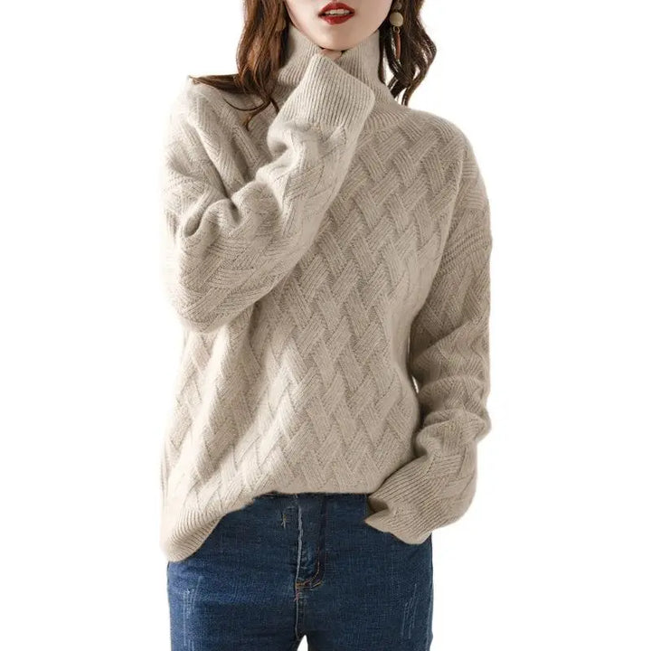 Cherry - Autumn Roll Neck Jumper