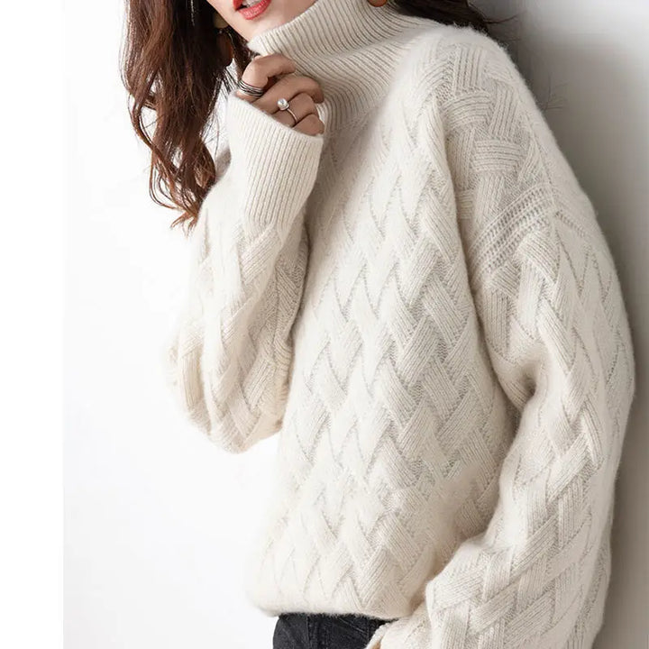 Cherry - Autumn Roll Neck Jumper