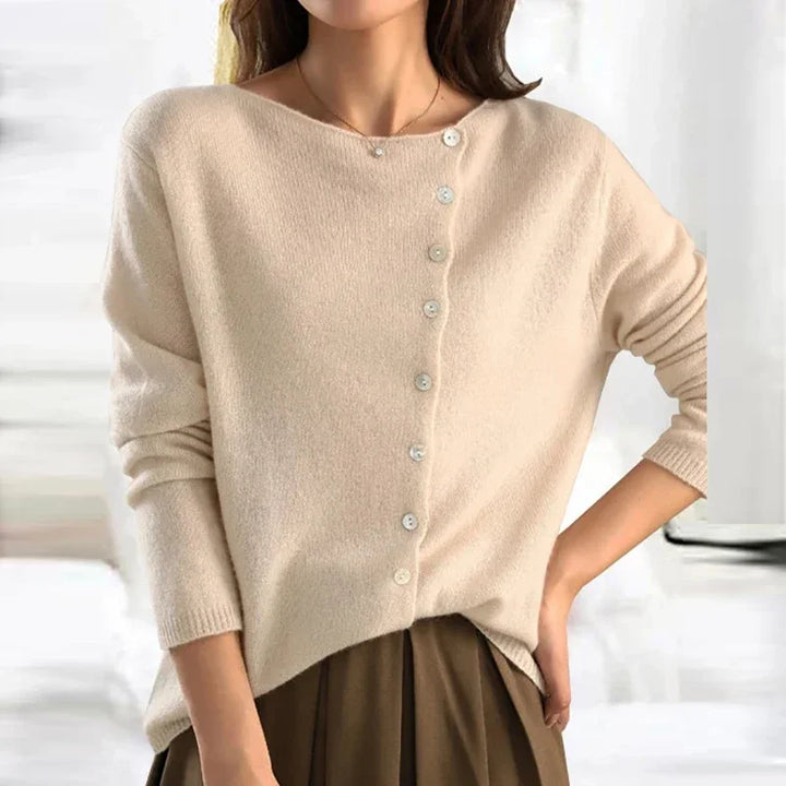 Kyra - Elegant Button Knit Cardigan