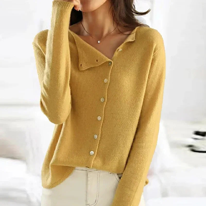 Kyra - Elegant Button Knit Cardigan