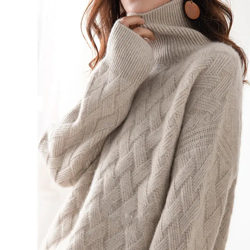 Cherry - Autumn Roll Neck Jumper