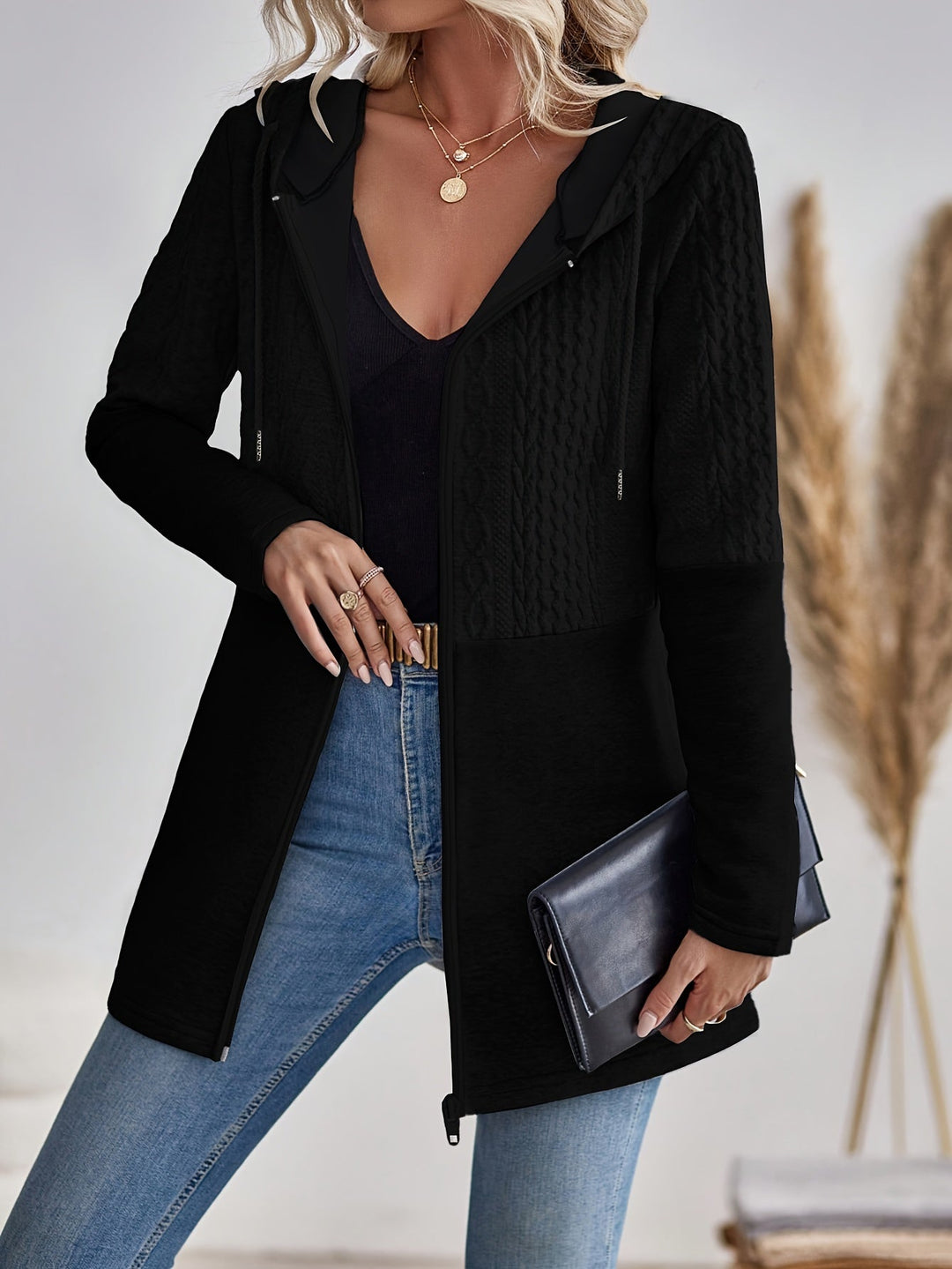 Valentina – Knitted Zip Hoodie