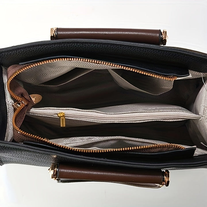 Luna - Elegant 3-Piece Leather Bag Set