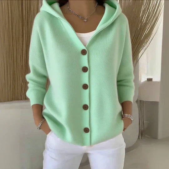 Janet – Trendy Hooded Cardigan