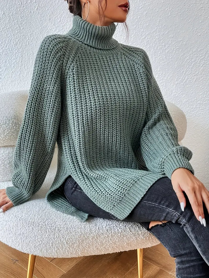 Lavender - Couture Roll Neck Jumper