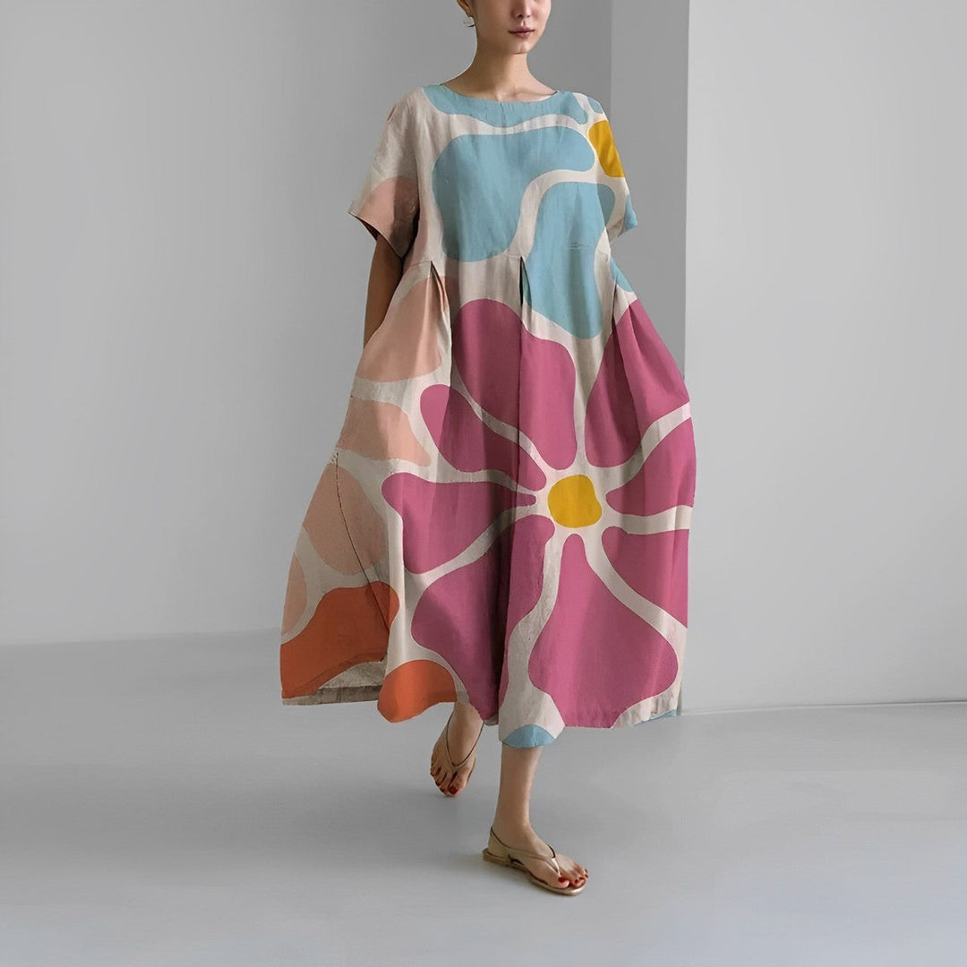 Daisy | Retro Big Swing Loose Maxi Dress
