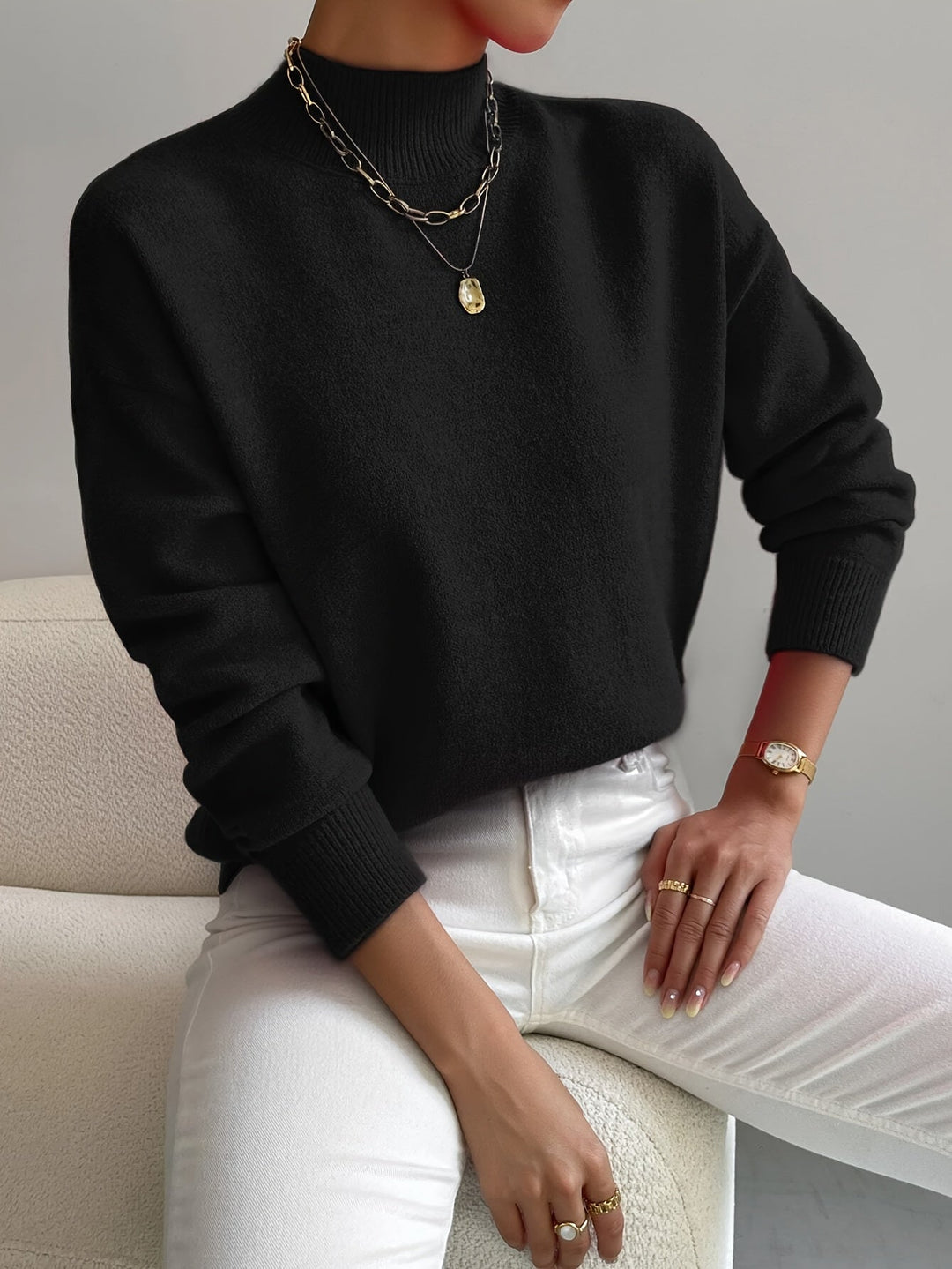 Maria - Elegant Knit Sweater